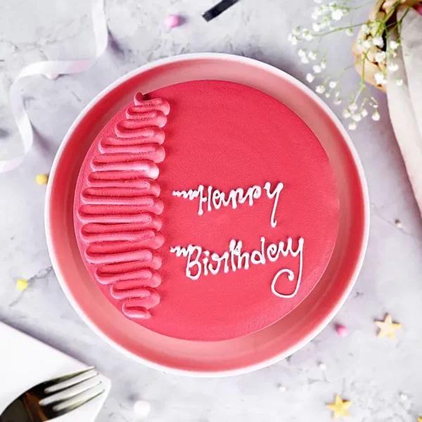 Birthday Bliss Red Velvet Cake - Image 2