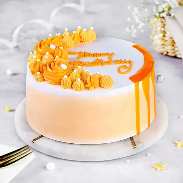 Butterscotch Crunch Eggless Cake - Image 3