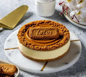 Caramel Lotus Dreamscape Eggless