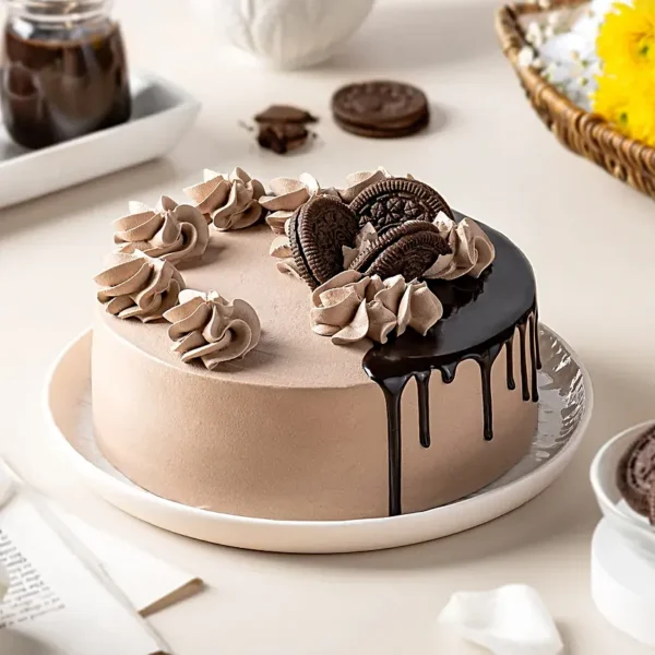 Chocolate Caramel Fudge Cake