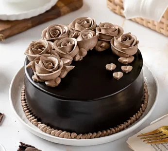 Chocolate Rose Designer Cake