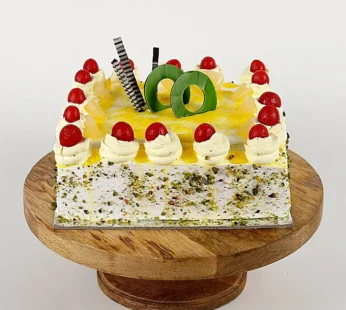 Cream Drop Cherry Pineapple Cake