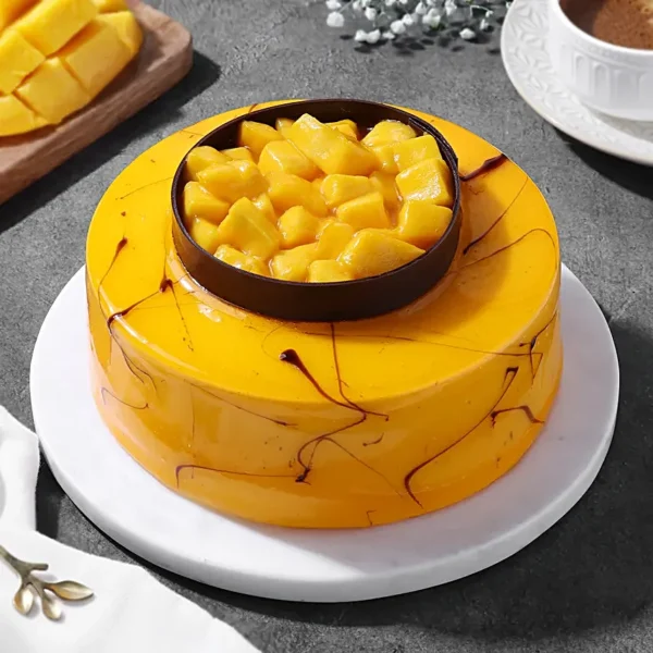Creamy Mango Delight Cake