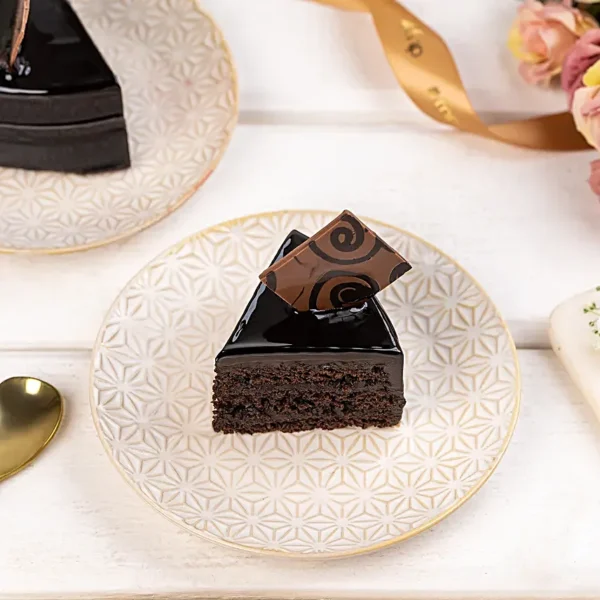 Decorated Chocolate Truffle Cake - Image 3