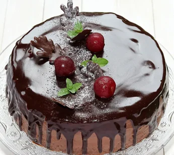 Dripping Chocolate Cake