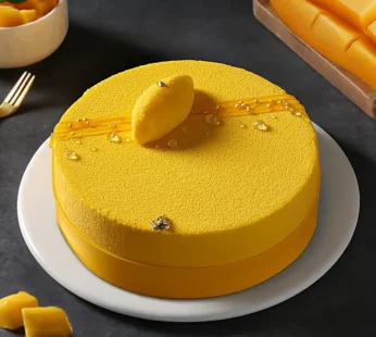 Fresh Tempting Mango Cream Cake