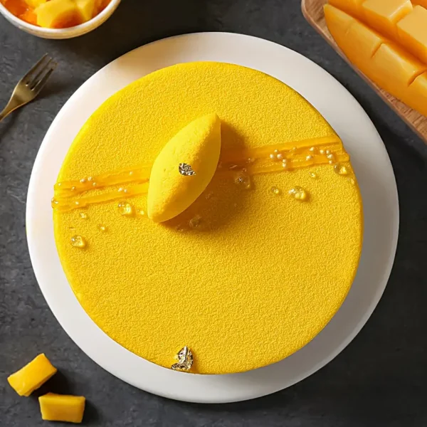 Fresh Tempting Mango Cream Cake - Image 3