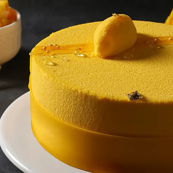 Fresh Tempting Mango Cream Cake - Image 5