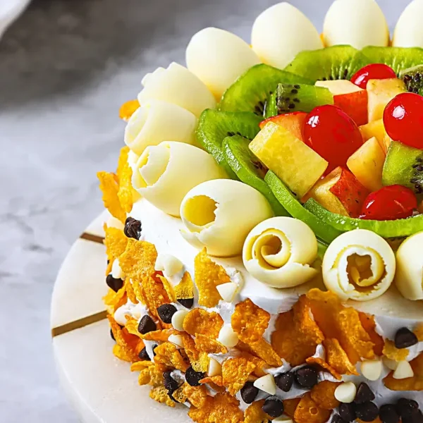 Fruit Overload Cake Half Kg Eggless - Image 2