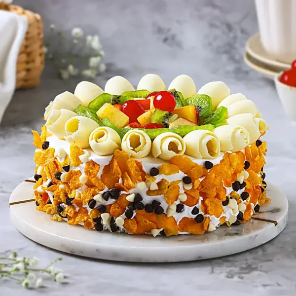 Fruit Overload Cake Half Kg Eggless - Image 3