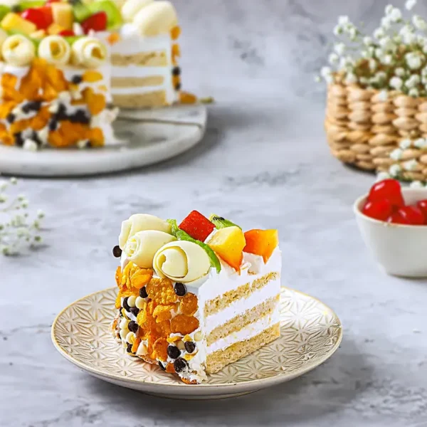 Fruit Overload Cake Half Kg Eggless - Image 4