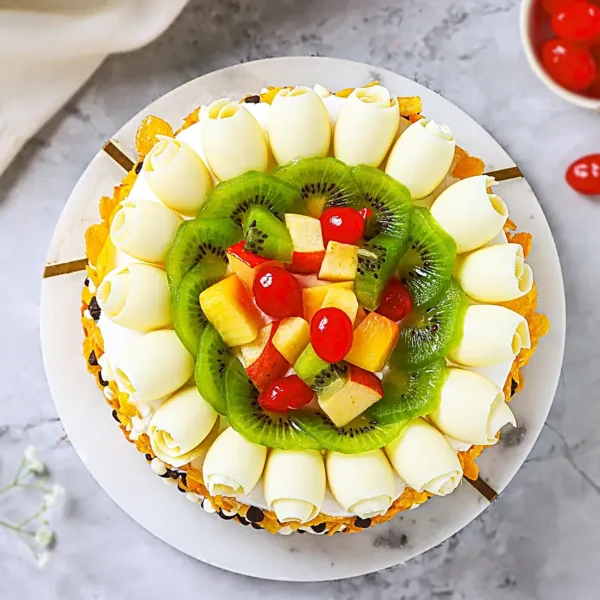 Fruit Overload Cake Half Kg Eggless - Image 5