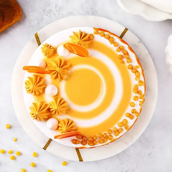 Golden Glow Butterscotch Cake - Image 3