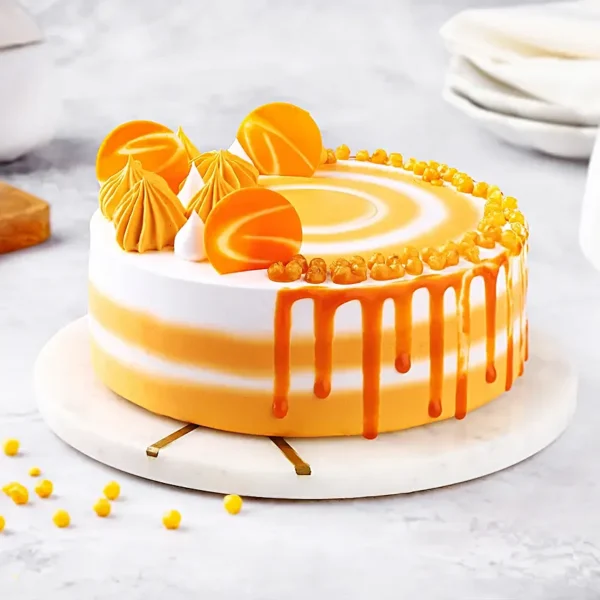 Golden Glow Butterscotch Cake - Image 4
