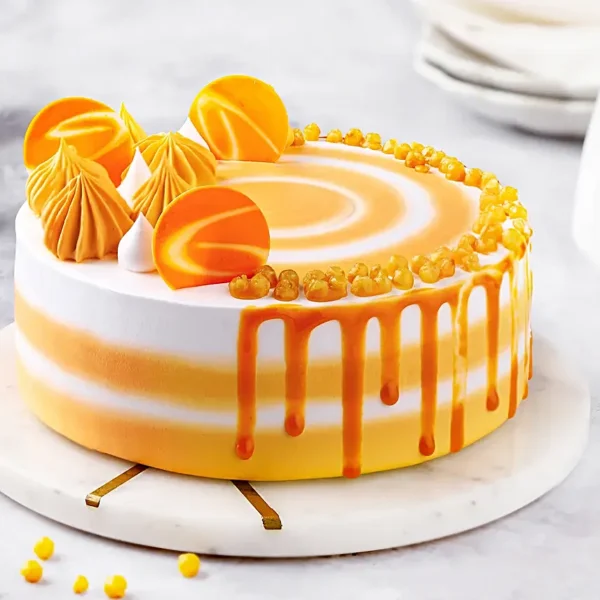 Golden Glow Butterscotch Cake - Image 5