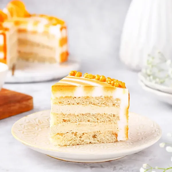 Golden Glow Butterscotch Cake - Image 6