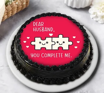 Heartfelt Choco Photo Cream Cake