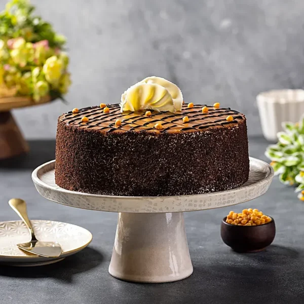 Heavenly Butterscotch Cream Cake - Image 2