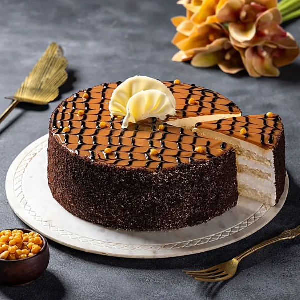Heavenly Butterscotch Cream Cake - Image 3