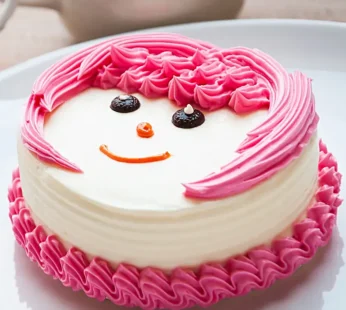 Pink Pineapple Cream Cake
