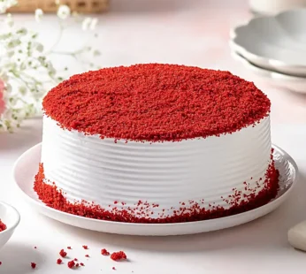 Red Velvet Fresh Cream Cake