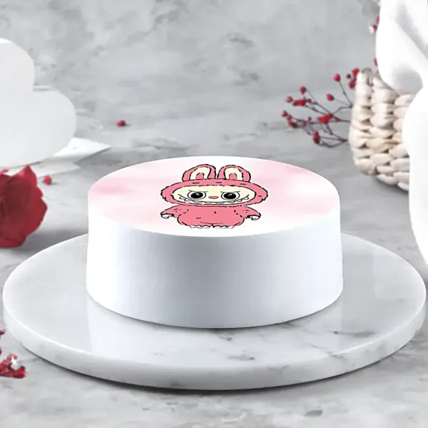 Sweet Mischief Labubu Photo Cake - Image 2