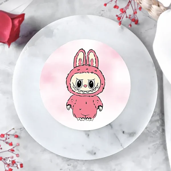 Sweet Mischief Labubu Photo Cake - Image 3