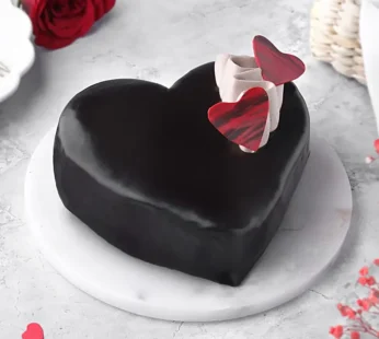 Truffle Heart Shaped Cake