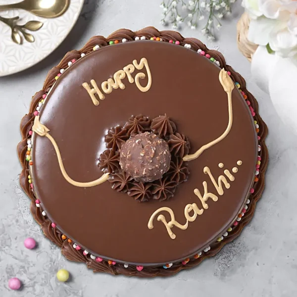 Truffle Love Rakhi Cake