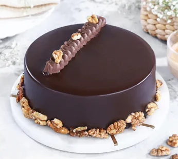 Walnut Chocolate Bliss Cake