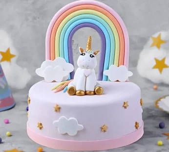 Whimsical Unicorn Chocolate Dream Cake